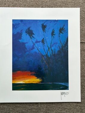Marko Mavrovich “How Sweet It Is To Be Blue Loved By You “ LITHOGRAPH